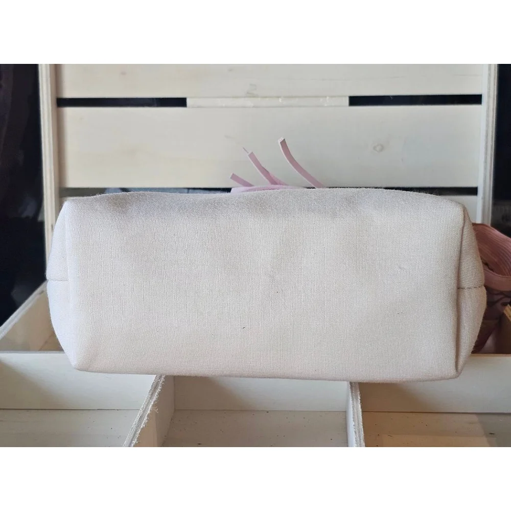 Dior White Crossbody Bag with Pink Scarf Accent - Picture 5 of 15